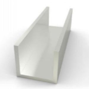 Perfil de aluminio U