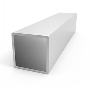 Tubo cuadrado de aluminio